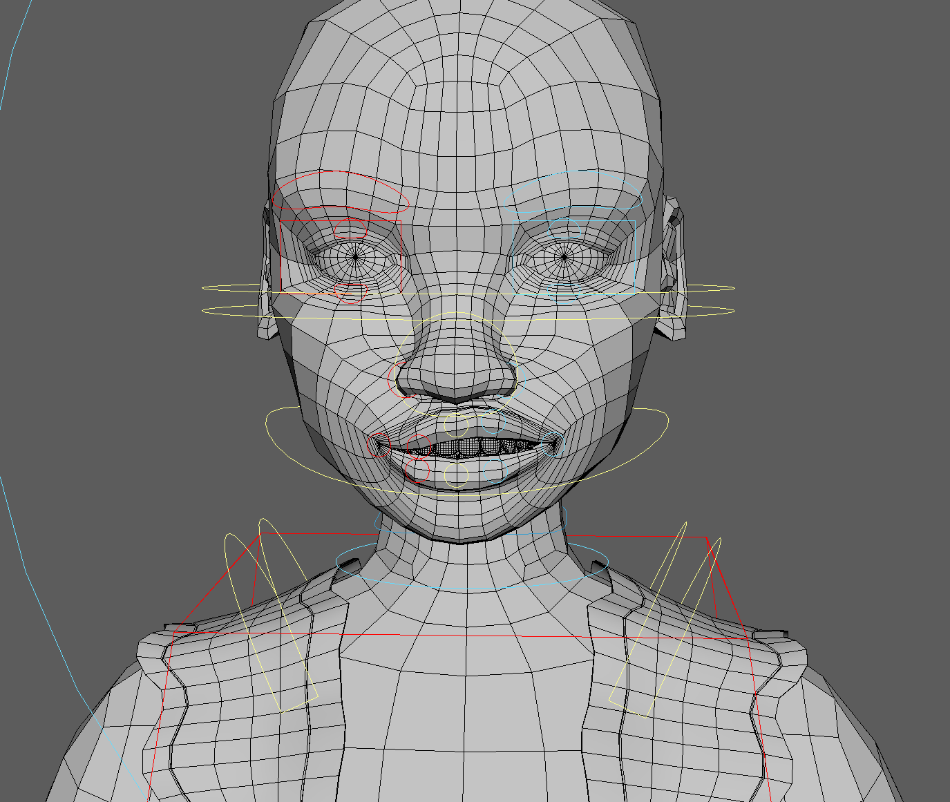 Character facial rig